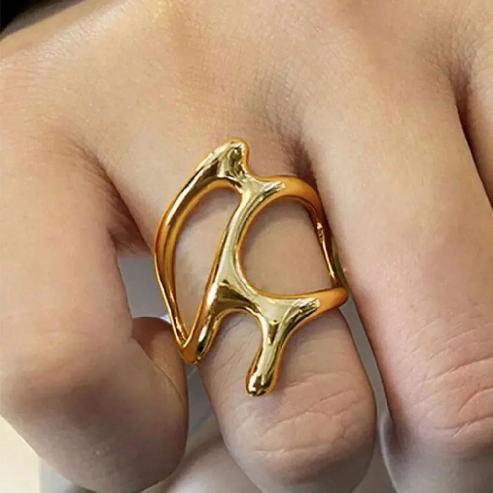 Gold Minimalist Rings A1389